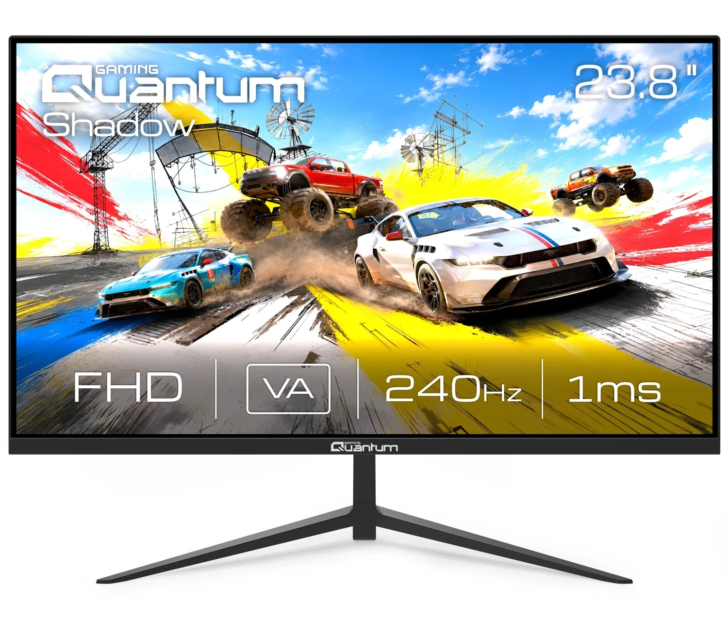 Quantum Shadow MG24B FHD VA 240Hz HDMI+DP+USB Dahili Hoparlör 23.8″ Monitör