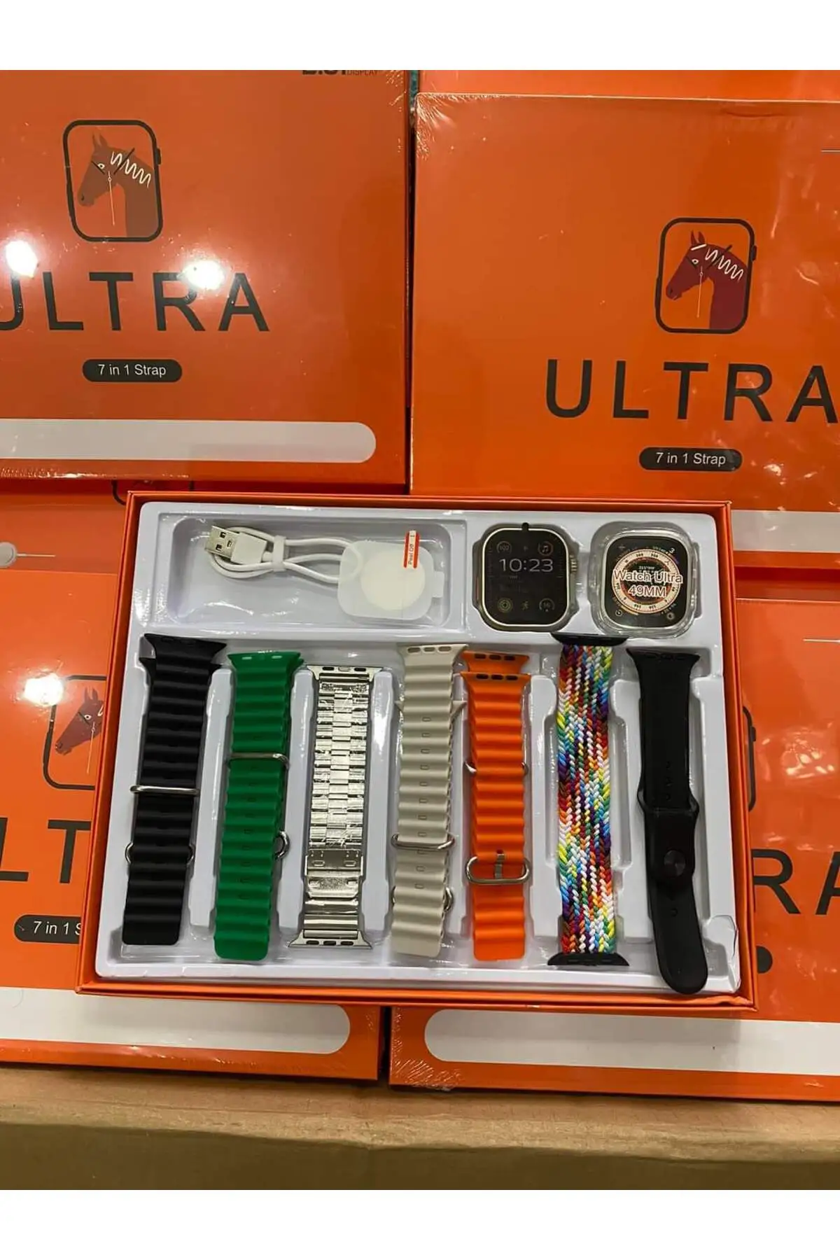 Qümüş DTI Ultra 7 ın Strap Smart 7 in 1 Watch