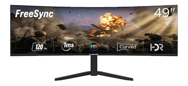 Rampage Cyclops Cy49rq120 49 120hz 1ms Fast Va Hdr Freesync 5120 Monitör