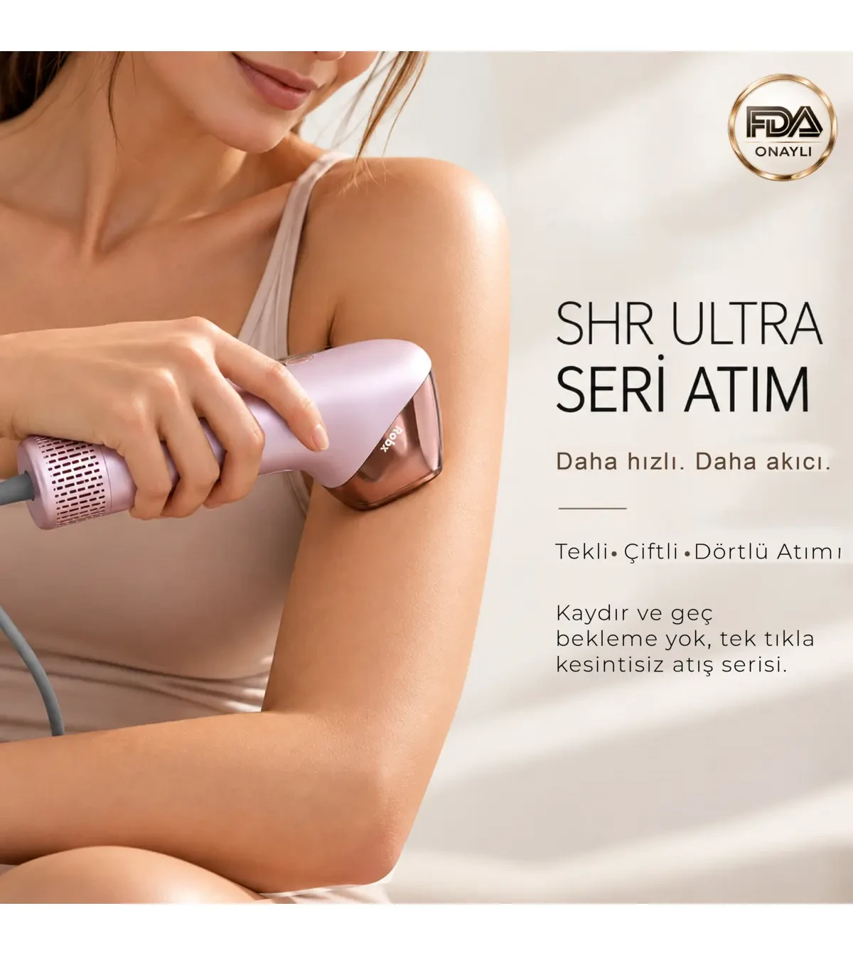 ROBX A2030 IPL YENİ Sapphire Sogutma 35 joule Ultra Güç -Acısız Etki