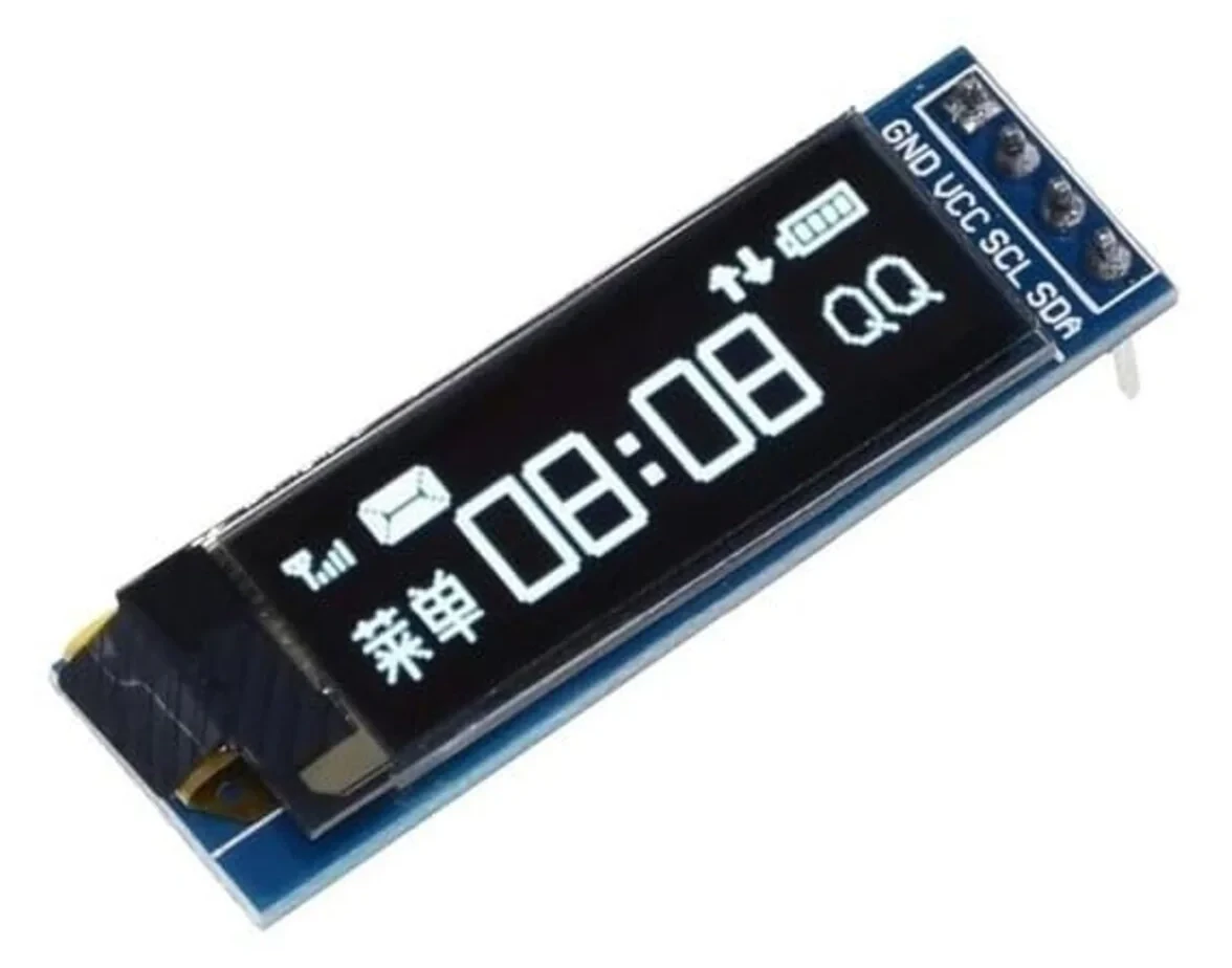 SANEC 0.91 İnch I2C 128X32 Oled Ekran (Arduino Uyumlu)