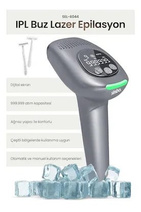 Sel-6044 Ipl Buz Lazer Epilasyon 999.999 Atım Otomatik/manuel Dijital