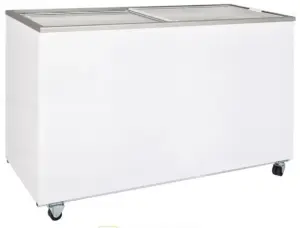 Şenocak D 400 DFSG FF Düz Sürgü Camlı Sandık Tipi Dondurucu