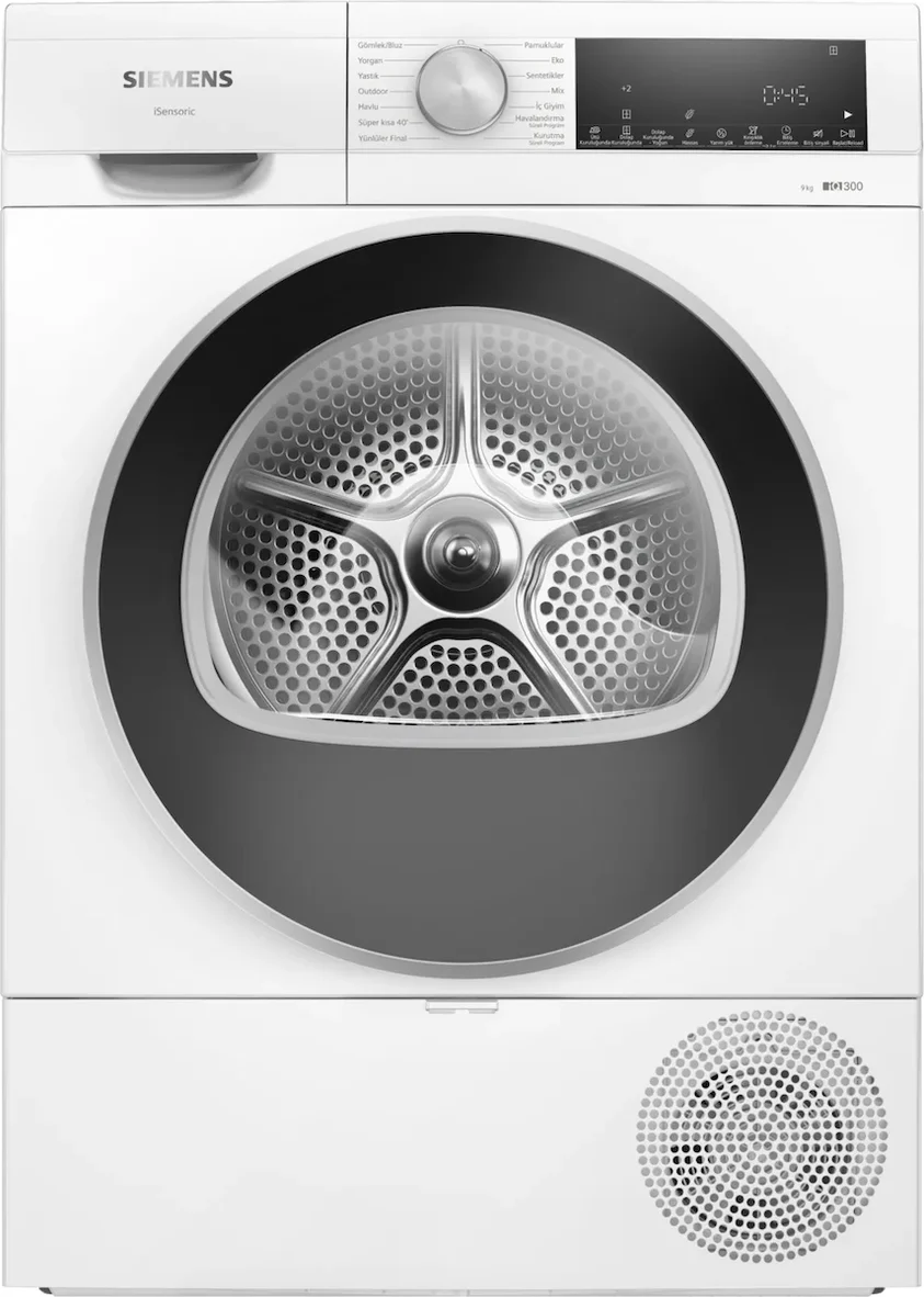 siemens wq42a201tr iq300 9 kg çamaşır kurutma makinesi