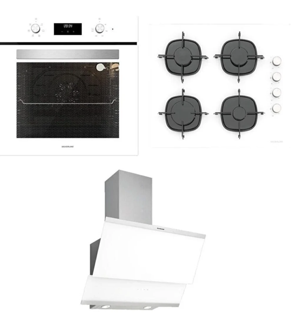 Silverline 3’lü Ankastre Set (bo6502w02-classy-cs5335w01)