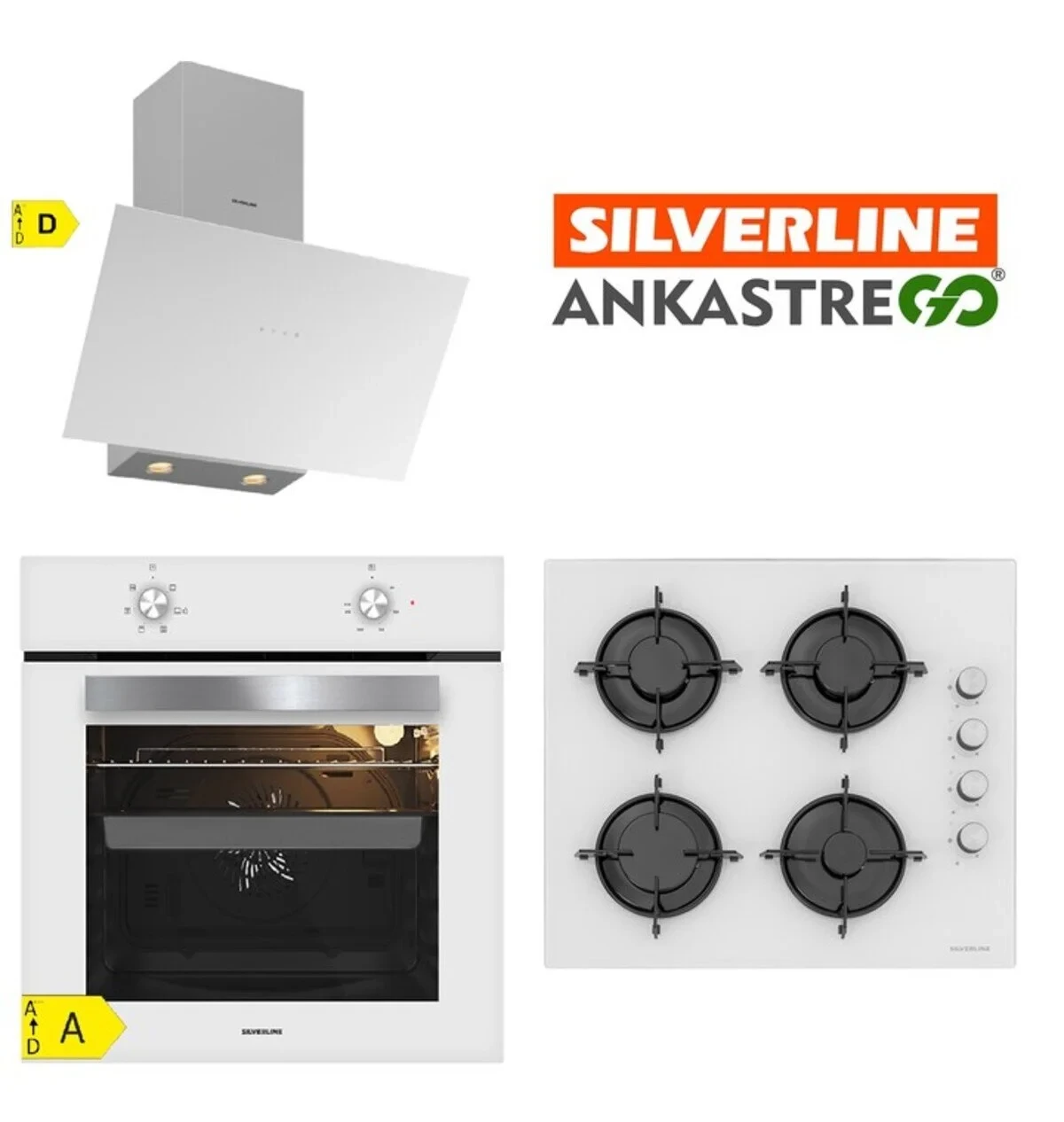 Silverline Ankastre Set (BO65E1W01-CS5349W01-3481 )