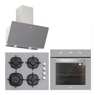 Silverline BO6503S01 – CS5429S01 – 3457 Soho 60 CM Cam Ankastre Set