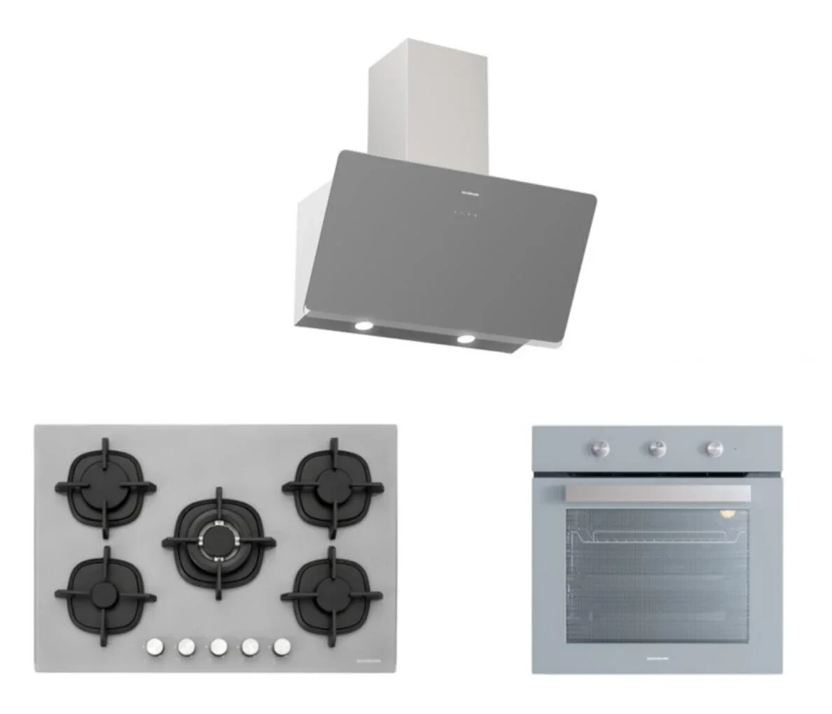 Silverline Cam Ankastre Set (3457 Soho 60+cs5364s01+bo6503s01)