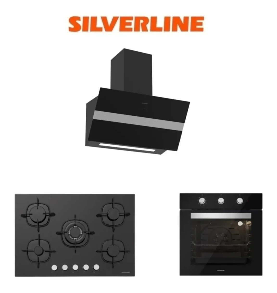 Silverline Cam Ankastre Set (3472 Bold 60+cs5365b01+bo6503b01)