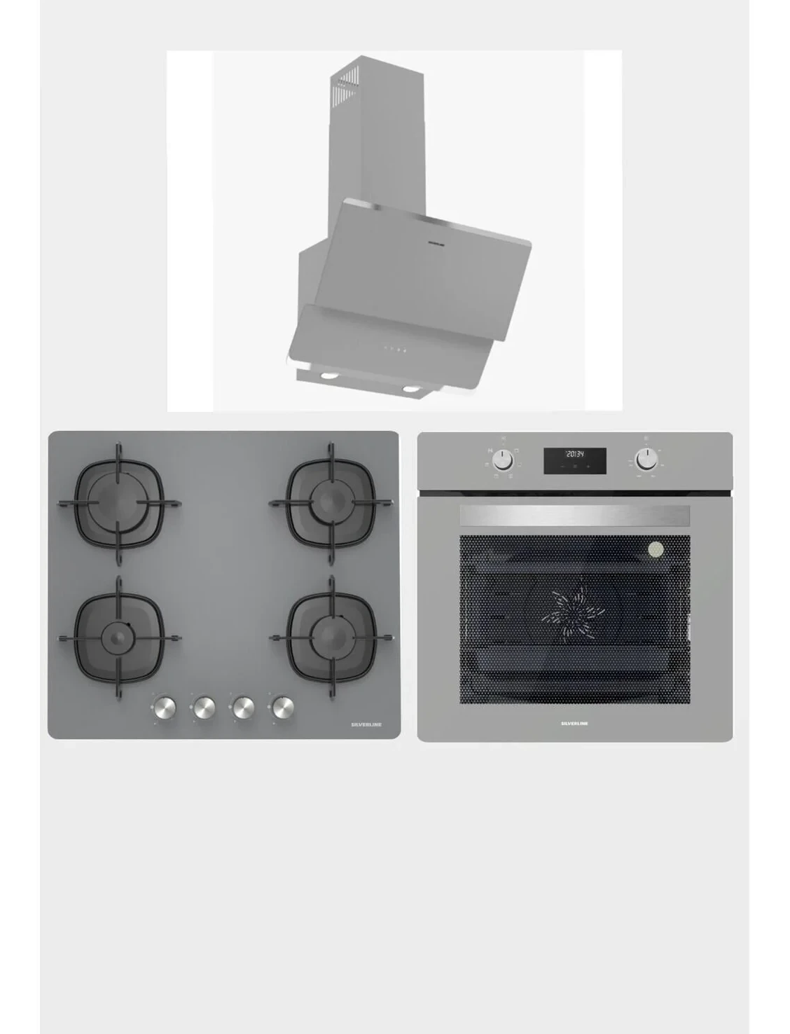 Silverline Cam Ankastre Set ( BO6502S02 – CS5436S01 – 3490 Oslo )