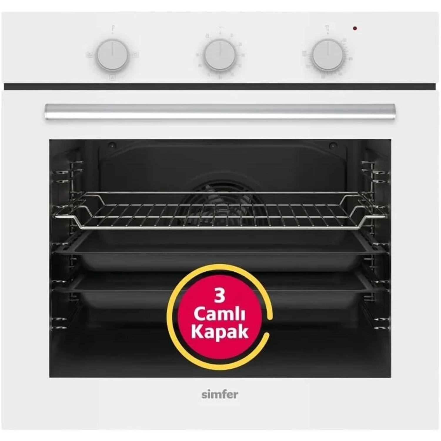 Simfer 8206 4 Fonksiyon Ankastre Powerturbo Fırın