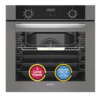 Simfer 8217 10 Fonksiyon Airfry Cam Ankastre Fırın Dijital