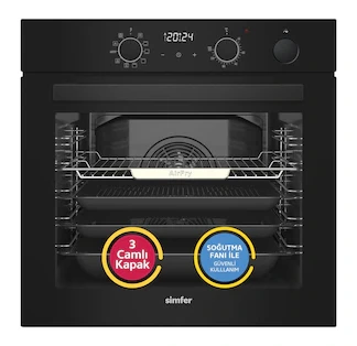 Simfer 8244 11 Fonksiyon Steam Master Ankastre Fırın Cam Dijital
