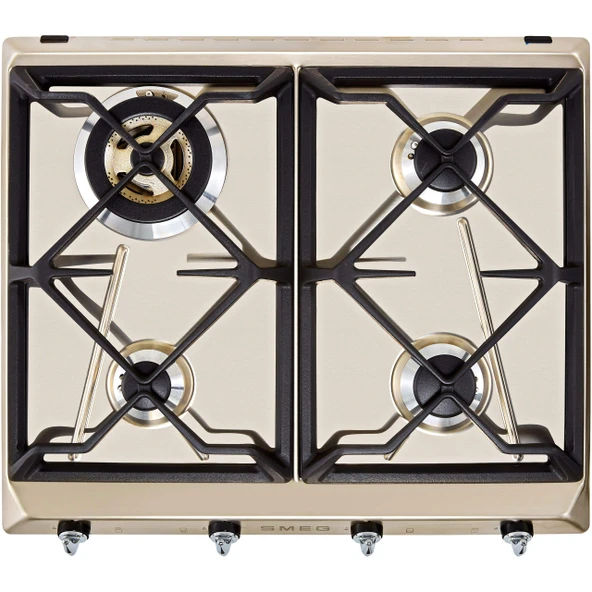 Smeg SR964 X GH ankastre gazlı paslanmaz çelik ocak