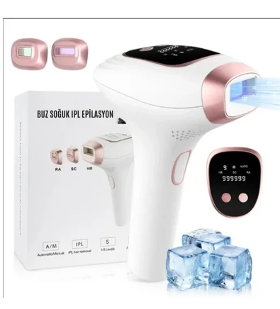 Soğuk Buz İpl Lazer Epilasyon Cihazı – 999.999 Atım, Ağrısız buz lazer