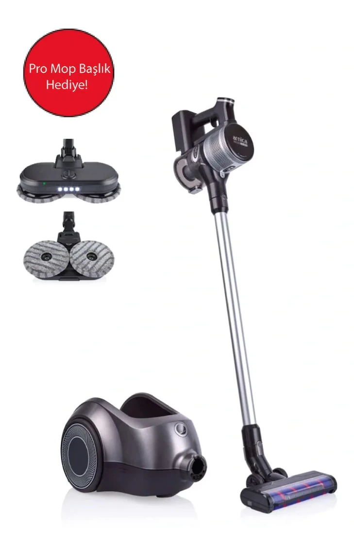 Solara Hybrid Kablosuz Süpürge Mop Başlık Hediye ET13480