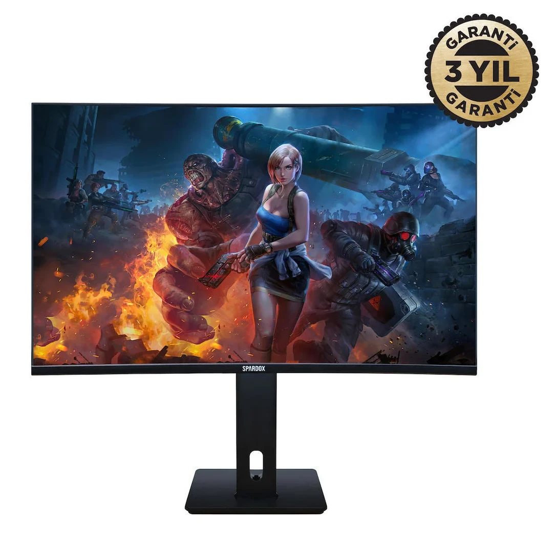 Spardox Gaming Curved SG-32165CRP 32″ 1ms 165Hz VA 1xDP FullHD Pivot Monitör