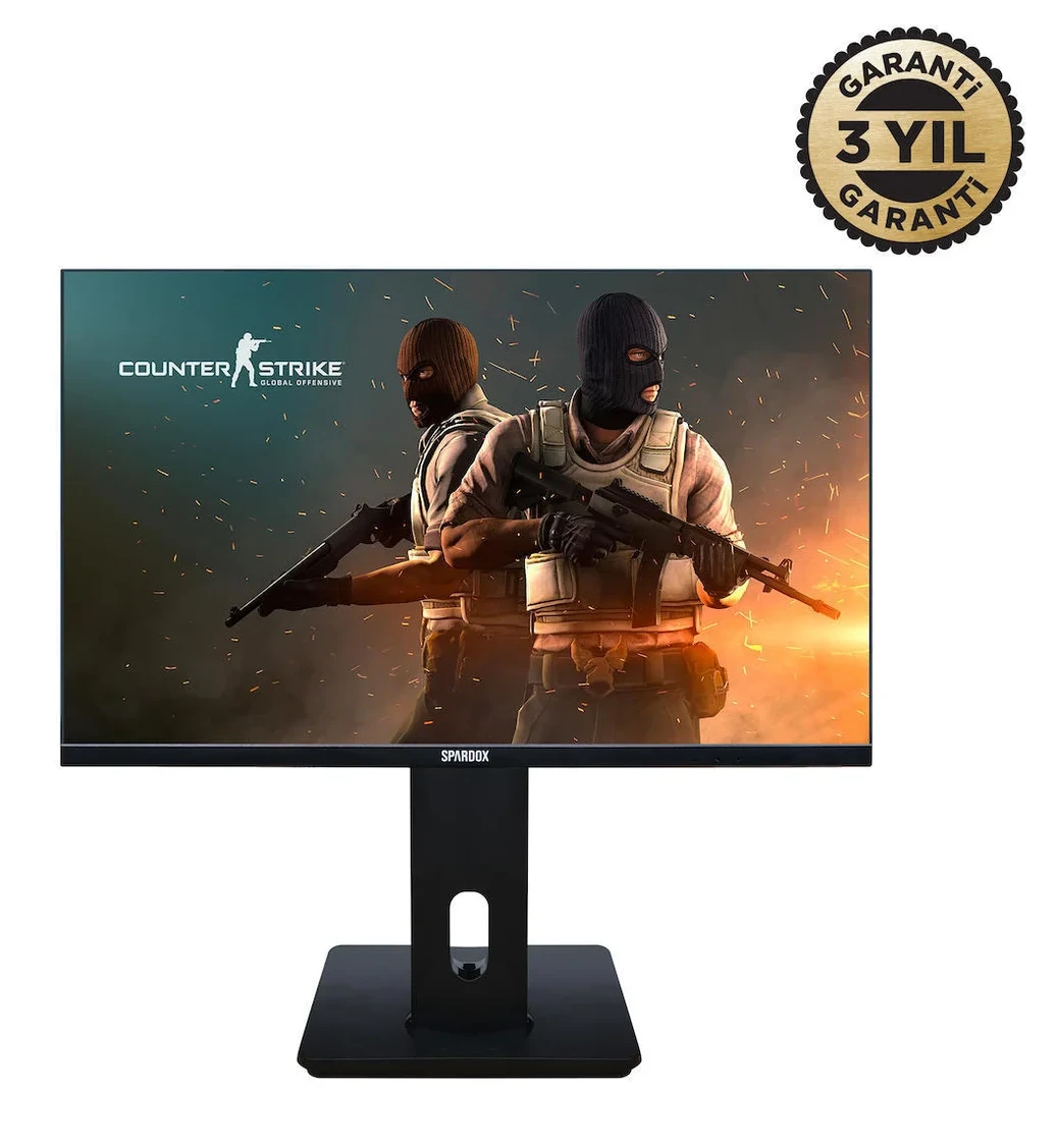 Spardox Gaming SG-24240P 24″ 1ms 240Hz IPS FullHD Pivot Pro Oyuncu Monitör