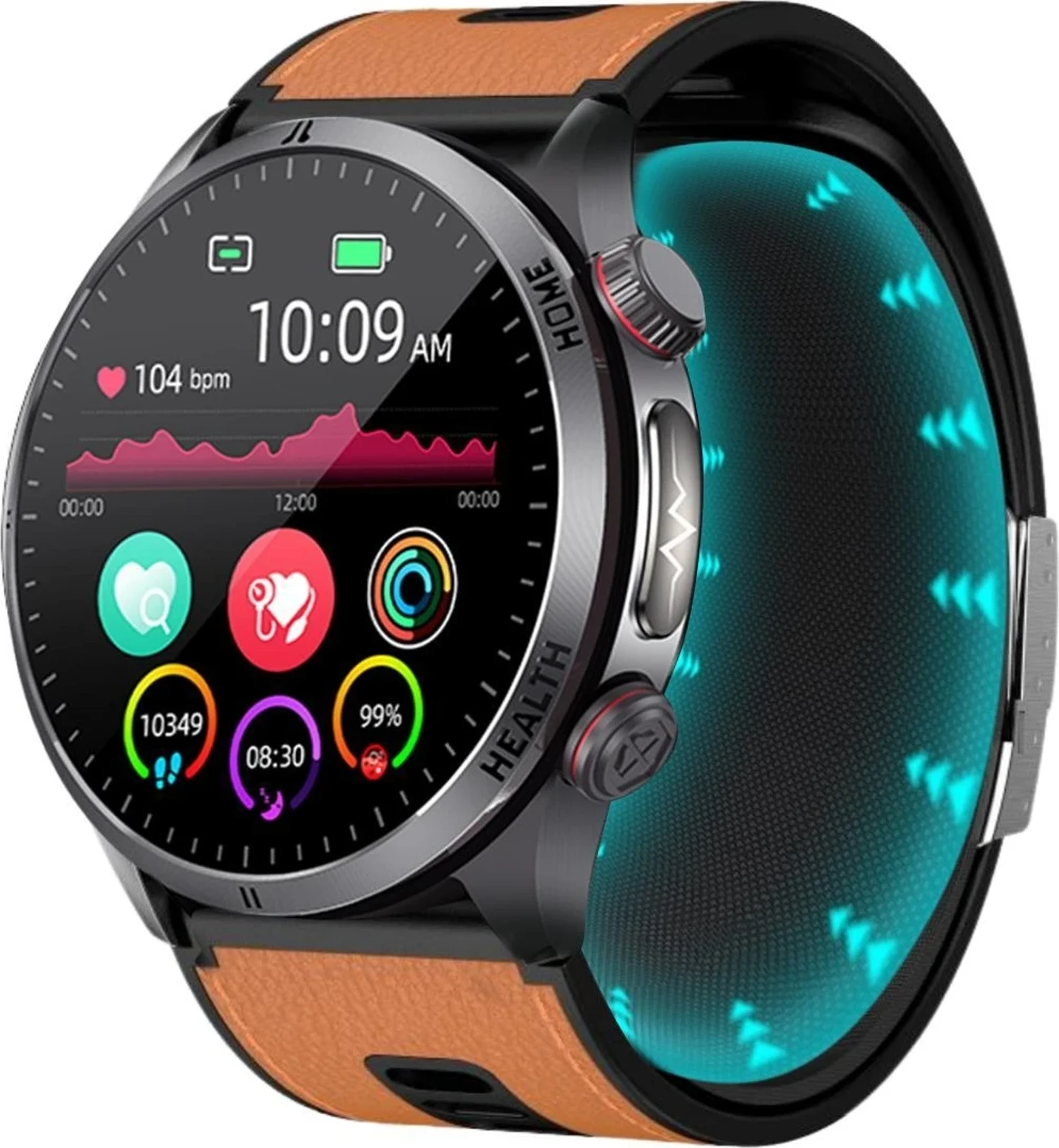 Spovan Electro Pro 2 Hava Basınçlı Tansiyon NFC Sesli Görüşme Akıllı Saat