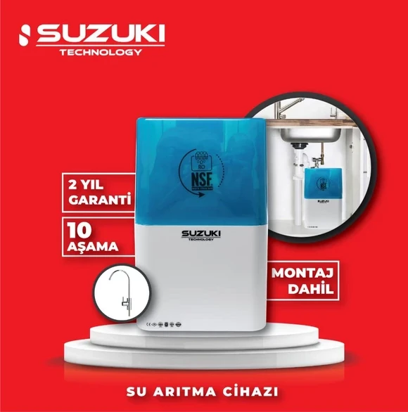Suzukı Technology 10 Aşamalı Su Arıtma Cihazı – Ücretsiz Montaj