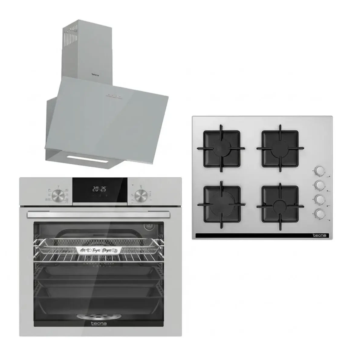 Tecna Frytec Cam Dokunmatik/8 Programlı Ankastre Set