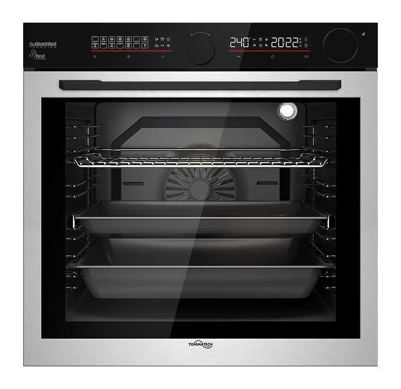 TommaTech TAF6001IS Ankastre Elektrikli Fırın 60 Cm Inox Cam