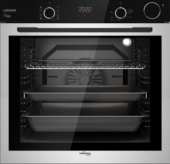 TommaTech TAF6004ISP Ankastre Elektrikli Fırın 60 Cm Inox