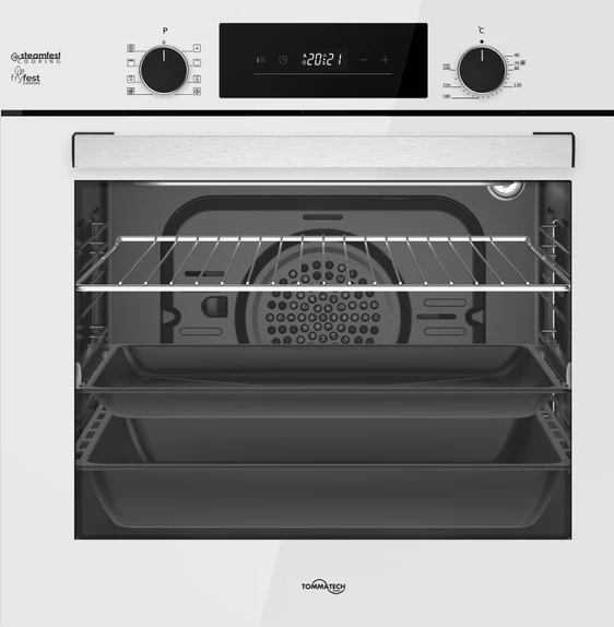 TommaTech TAF6005WS Ankastre Elektrikli Fırın 60 Cm Cam
