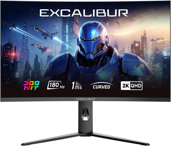 TR Excalibur M.E315QVC-C 31.5 2K QHD 180HZ 1MS PİVOT Curved HDR10 Monitör