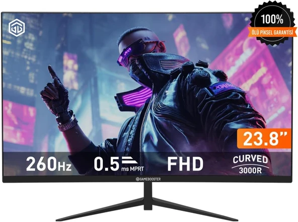 TR GB-24M1F260CFMR 23.8” 0.5Ms 260Hz Curved VA FHD Gaming Monitör