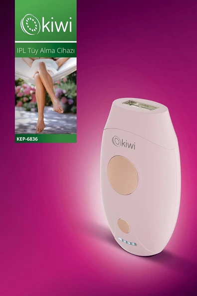 TR Kıwı Kep-6836 Pro Ipl/Lazer Epilasyon Cihazı 999.900 Atım Tüm Vücut