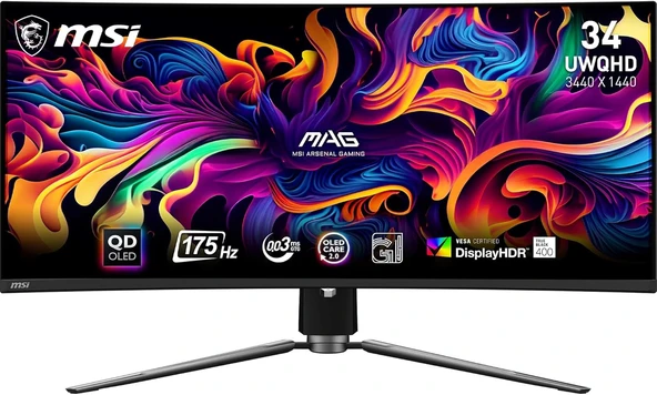 TR MAG 341CQP QD-OLED 34 175Hz 0.03ms FreeSync Premium Pro UWQHD Monitör