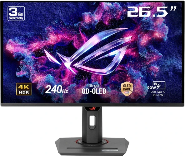 TR ROG Strix XG27AQDPG 27 İnç 1440p 500Hz OLED Gaming Monitör QD-OLED