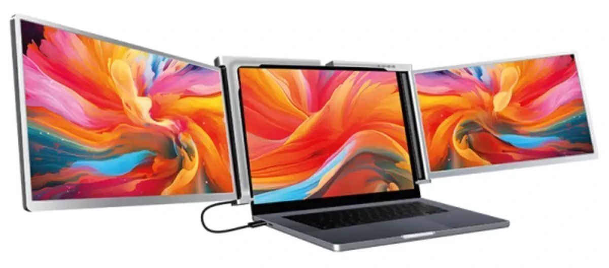 Trimonitör 15.6” Taşınabilir Ikili Monitör