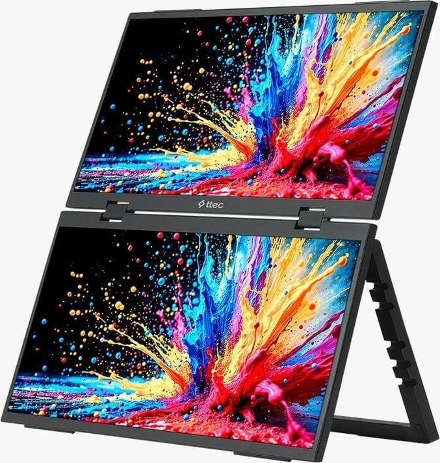 TTEC M16DP 16 İnç FHD Çift Ekran Taşınabilir LED Monitör (TSS)