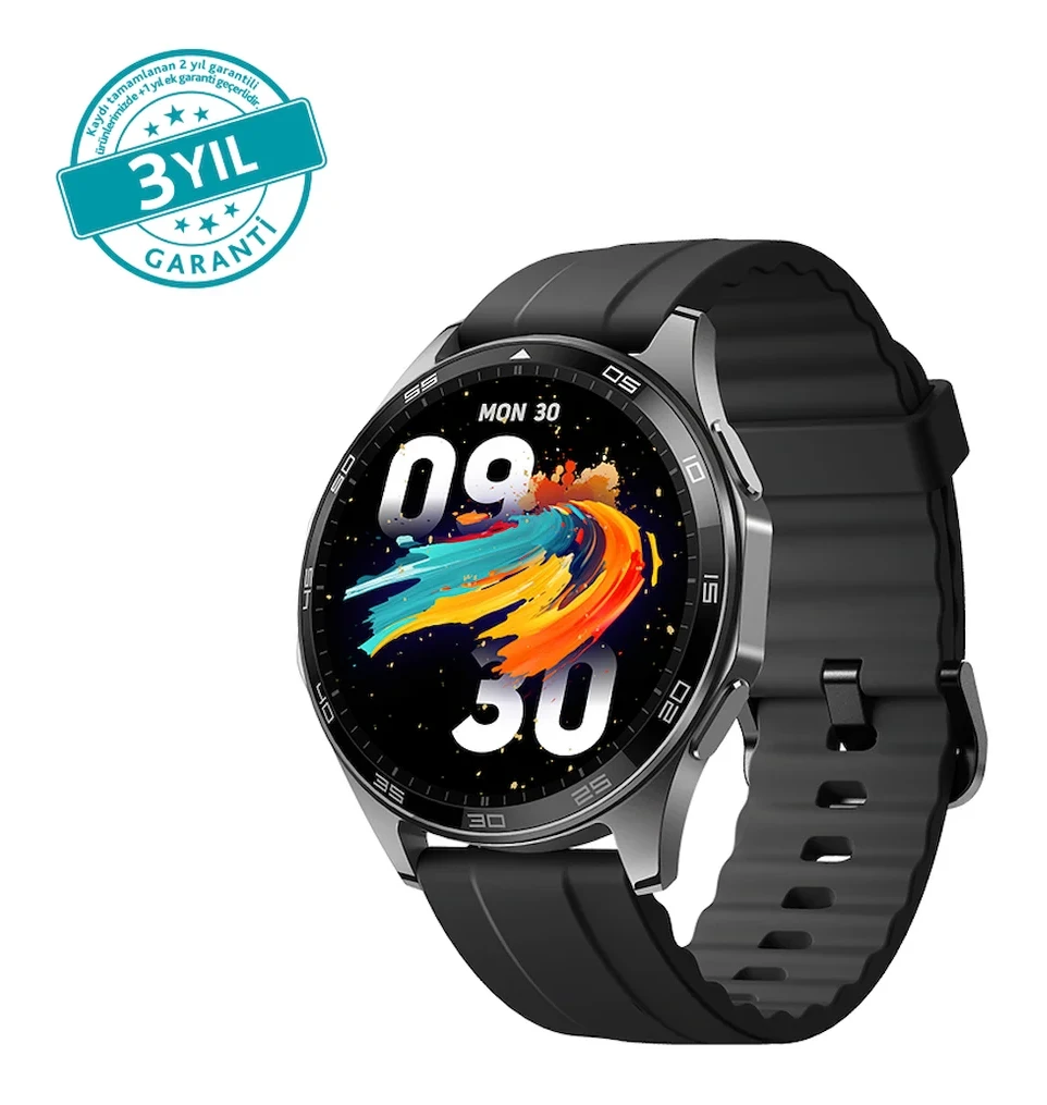 ttec Tempus Pro 47 mm AMOLED Ekranlı Yuvarlak Kasa Akıllı Saat 2S12W