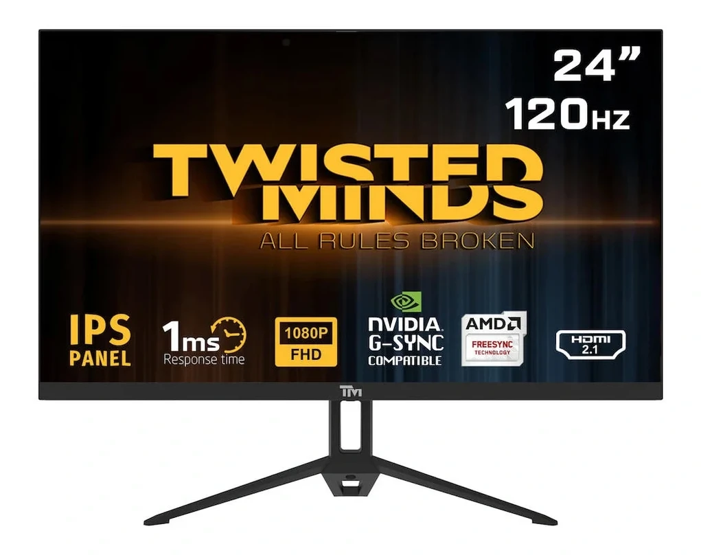 Twisted Mınds 24″ TM24FHD120IPS FHD 120HZ 1MS Hdmı DP IPS Çerçevesiz Monitör