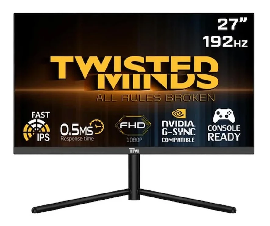 Twisted Mınds 27” TM27FHD192IPS FHD 192HZ 0.5MS Hdmı DP HDR400 Ready Monitör