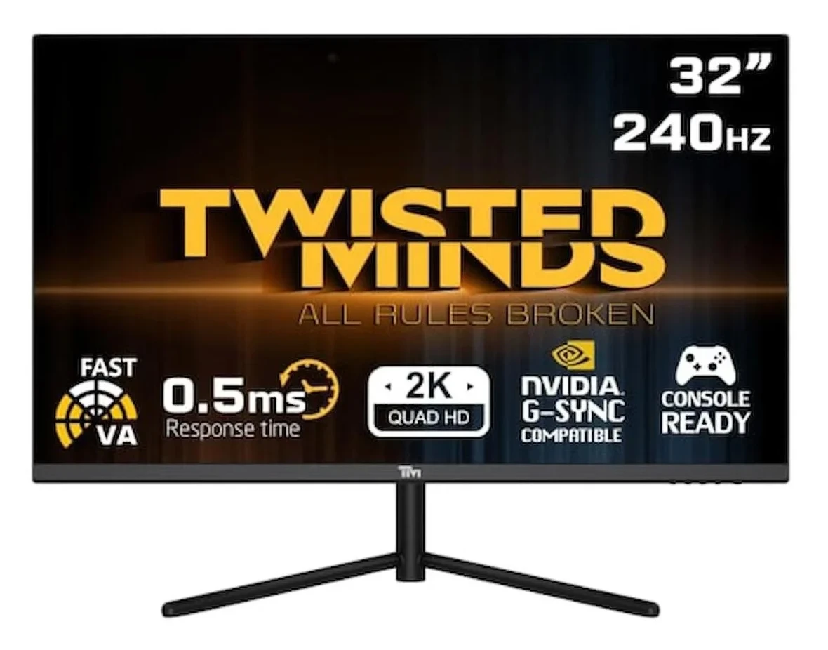 Twisted Mınds 32″ TM32QHD240VA QHD 2K 240HZ 0,5MS Hdmı DP HDR10 Monitör