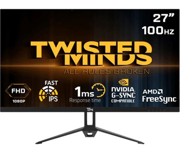 Twisted Minds Eco Serisi Full HD Hızlı IPS Monitör 27 inç