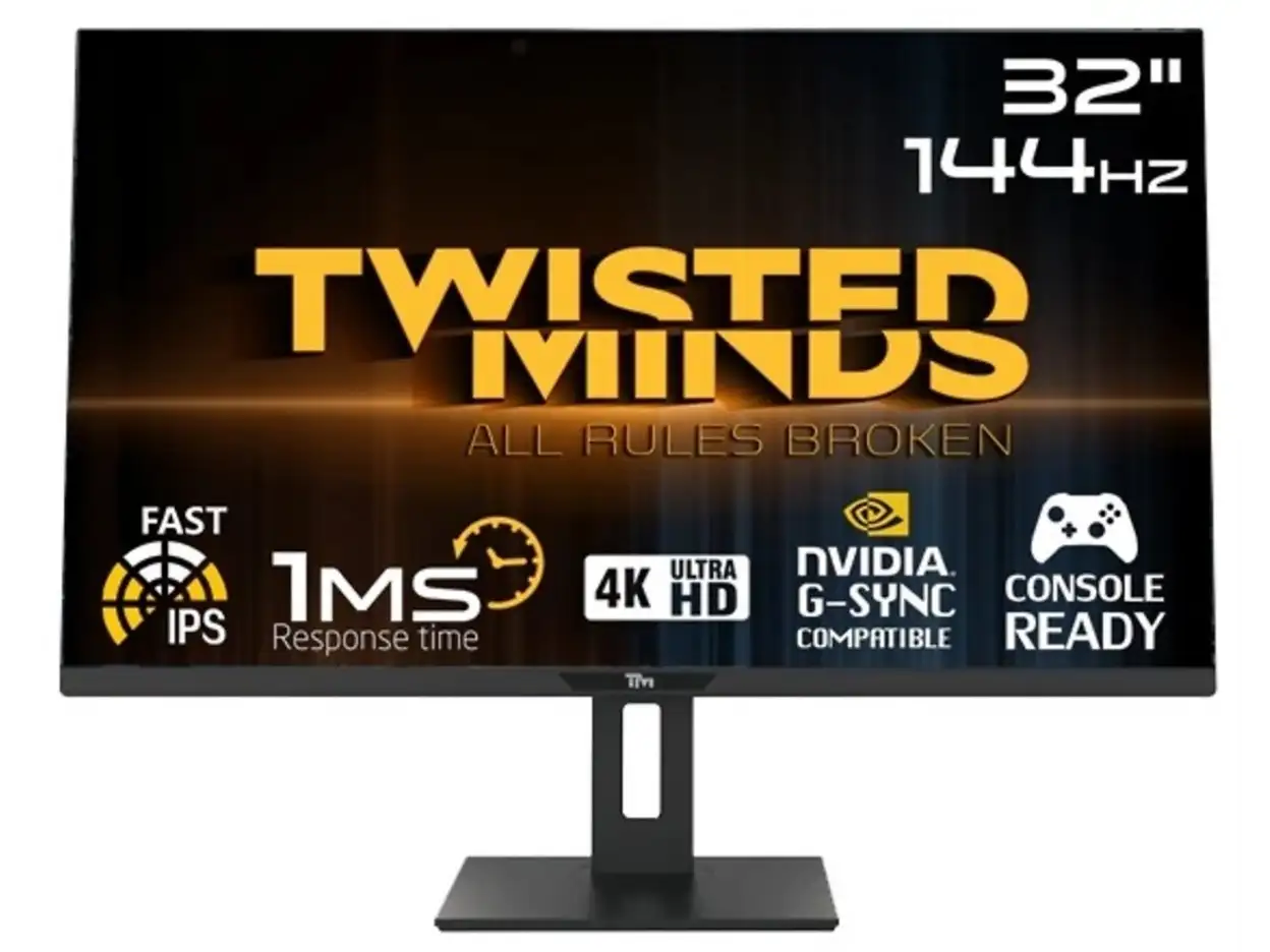 TWISTED MINDS TM32DUI HDMI DP GSYNC PS/XBOX RGB IPS 32 inç 4K UHD 1 Monitör