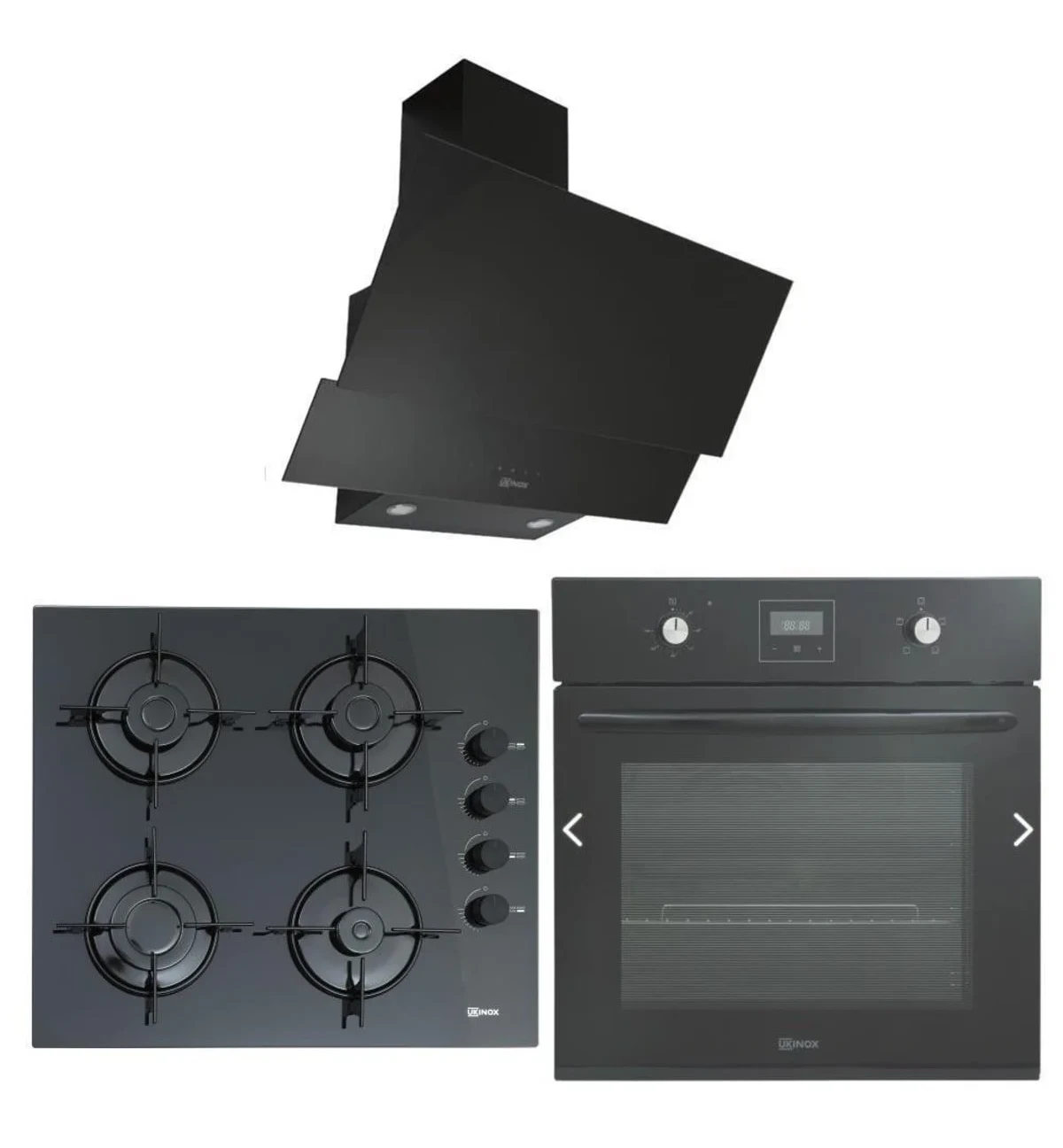 ukinox Eko Ankastre Set ( Dolce 60 Davlumbaz- Carlo 60 Ocak- Matteo