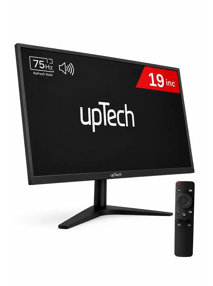 UPTECH LED 75Hz Dahili Hoparlörlü Uzaktan Kumandalı HDMI VGA Geniş Monitör