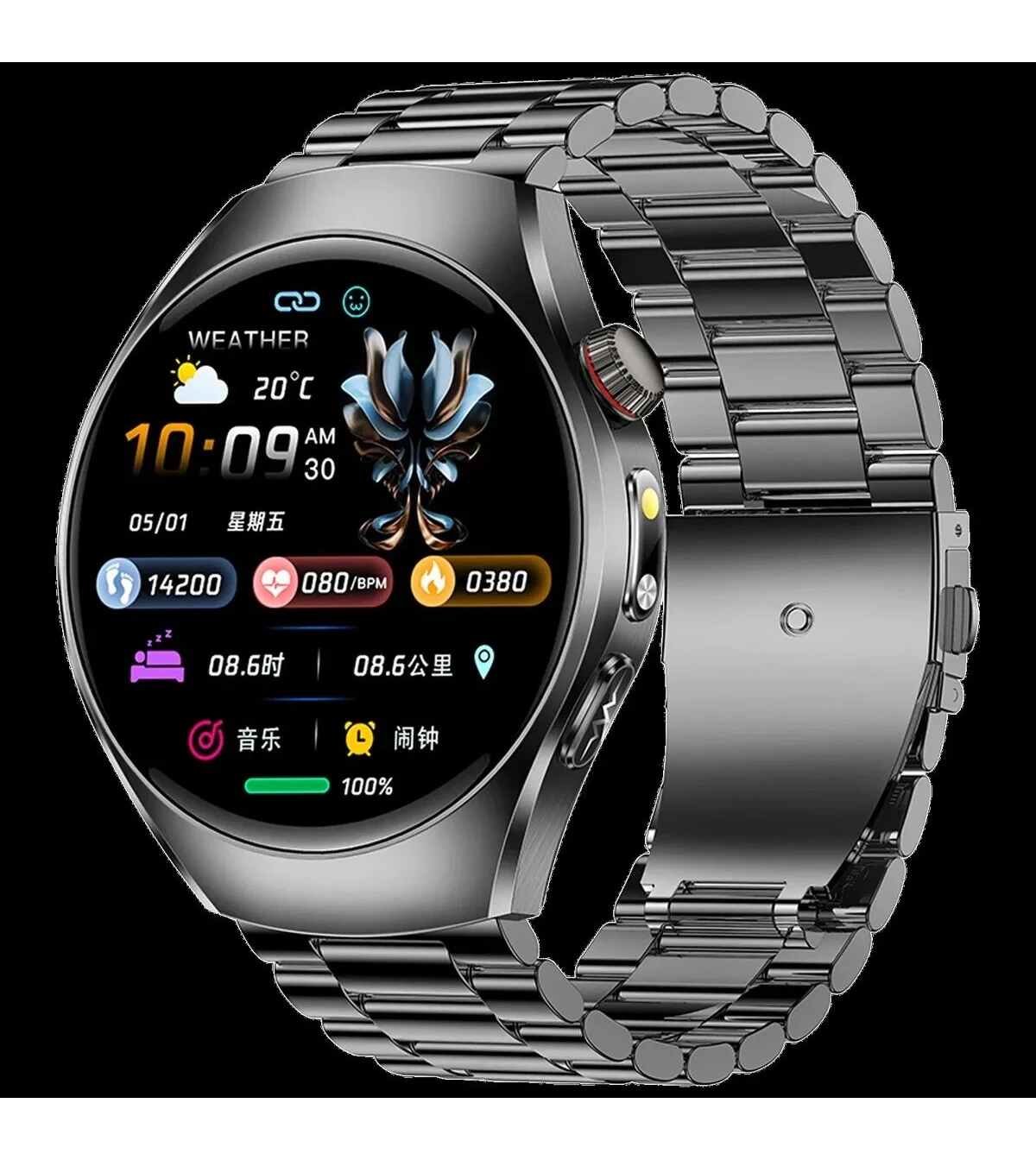 Vibetech WATCH4 PRO Akıllı Saat Siyah