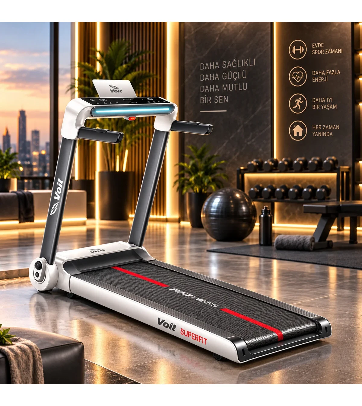 Voit Super Fit Katlanabilir Koşu Bandı