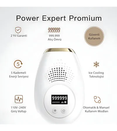 X Pro Kadın Ve Erkekler İçin Ev Tipi Ipl Lazer Epilatör Altın
