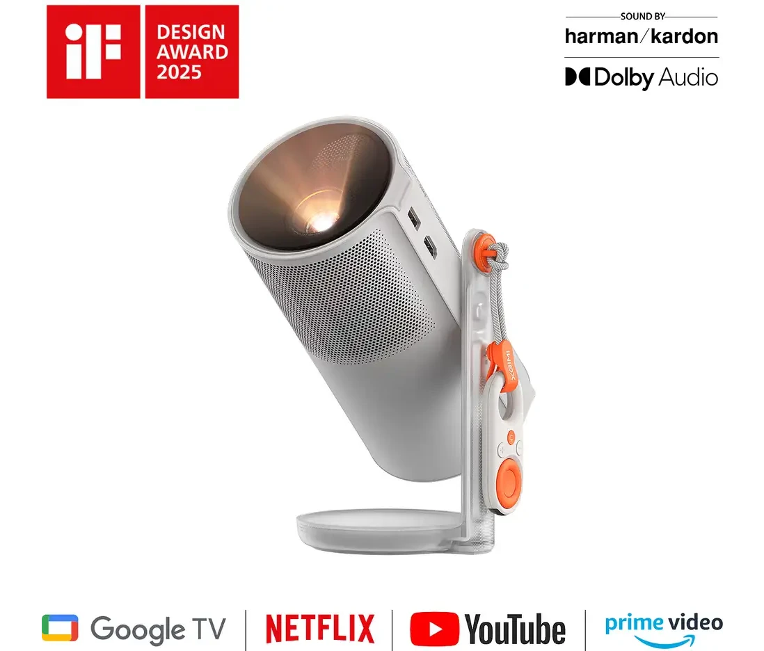 XGIMI MoGo 4 1080P FHD 450 Iso Lümen Dahili Batarya Çift Kumanda Projeksiyon