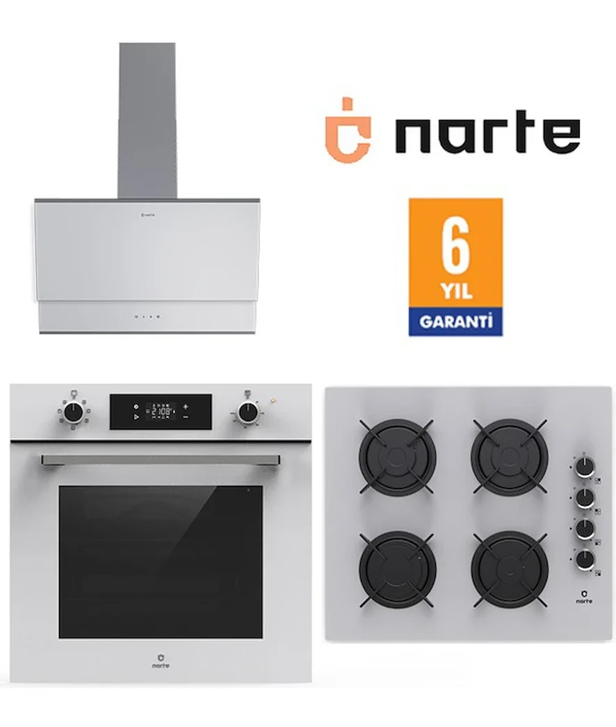 Yeni Nesil Ankastre Set (OV401W – CG20060W – H10060WX ) 6 Yılgaranti