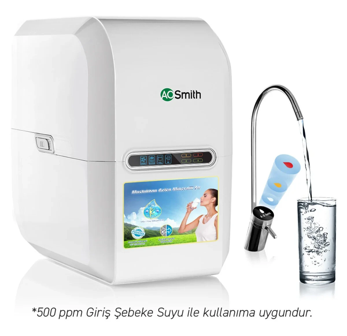 Yunuslar Su Arıtma VİTA PLUS AO SMİTH DİJİTAL MİNERALLİ SU Su Arıtma Cihazı