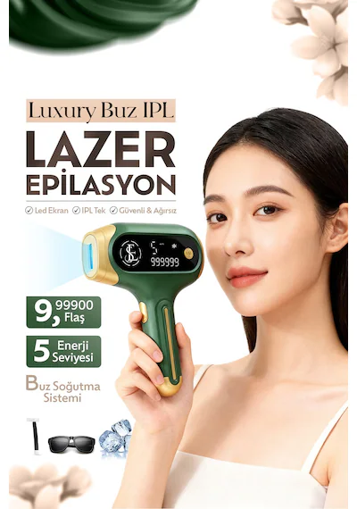 z Buzlu 999.999 Atım Otomatik Vücut Yüz Kuvars Lamba Ipl Lazer